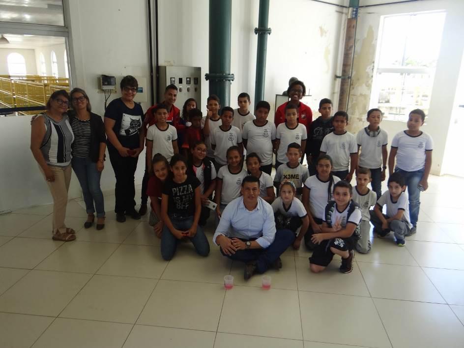Programa de visitas de escolas na ETA I – Rancho Grande